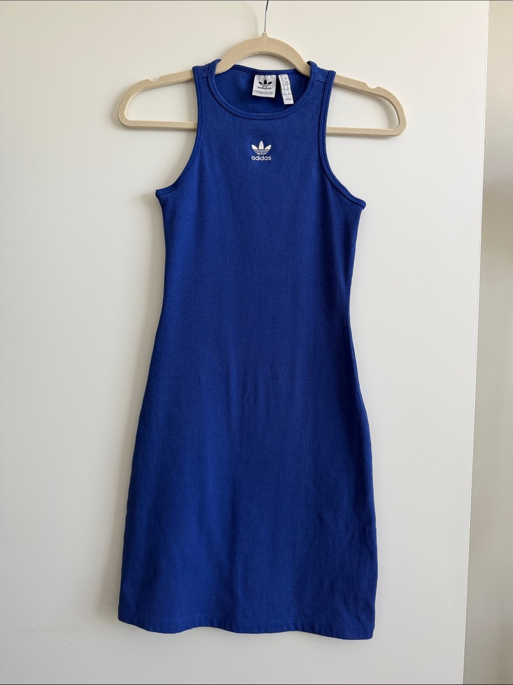adidas Originals Rib Tank Dress Cobalt Blue